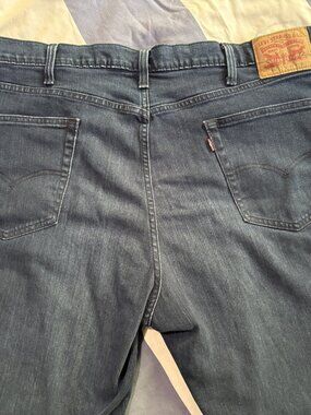 Levi’s 541 All Seasons Tech Jeans Mens W42 L34 Dark Blue Denim